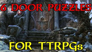 6 Door Puzzles for D&D Pathfinder and other TTRPGs screenshot 5