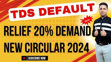 New Circular TDS Default Notice 20% due to PAN Aadhaar not linked |  | TDS Return filing | TDS | TCS
