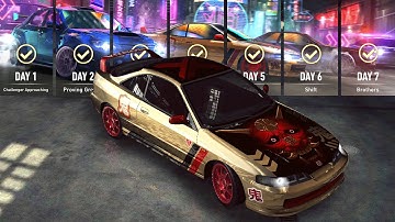 Honda Integra DC2 Type R DAY 7 NFS No Limits BROTHERS OF BLACKRIDGE Gameplay Walkthrough