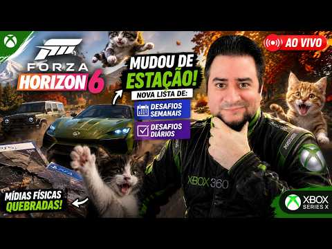 Mudou a ESTAÇÃO! Novos Desafios e Xurêbers | FORZA HORIZON 6 #22 [AO VIVO]