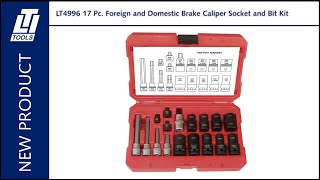 LT4996 - 17 Piece Foreign and Domestic Brake Caliper Socket Kit - NEW from LTI Tools! Audi Brake Caliper Socket