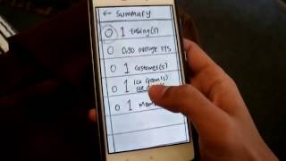 Ice Cream Parlor Paper Prototype  -  Mohammad Rijal screenshot 5