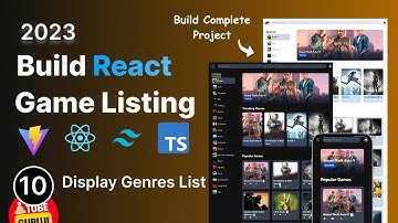 #10 Build Game Listing App with React Js, Tailwind CSS, Vite : Displaying Genres List