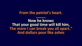 American Music Club - Patriot&#39;s Heart - Karaoke Instrumental Lyrics - ObsKure