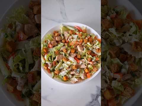 Вкусный салат с куриным филе. #рецепты #быстроивкусно #салатырецепты #еда #вкусныесалаты #салат