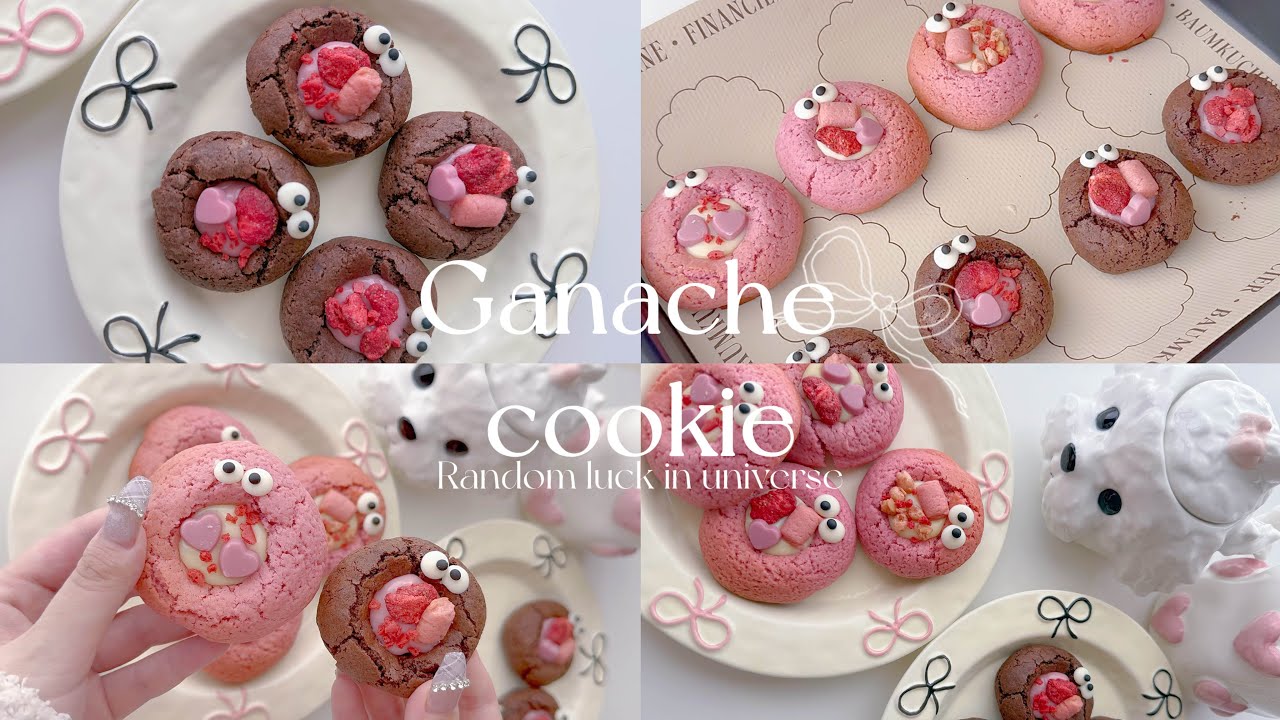 着色料無しで作れるガナッシュクッキー🍪