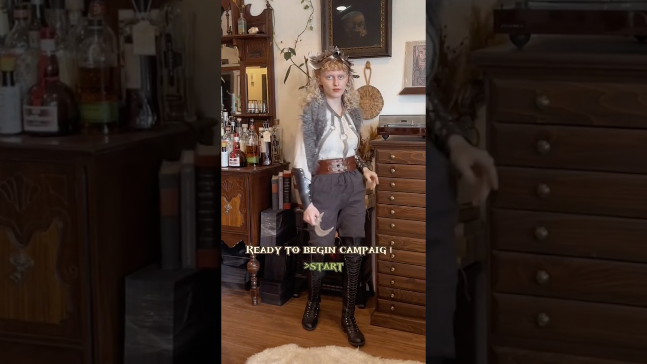 Outfit 99% thrifted! #dnd #druid #cosplay #larp #fantasycore