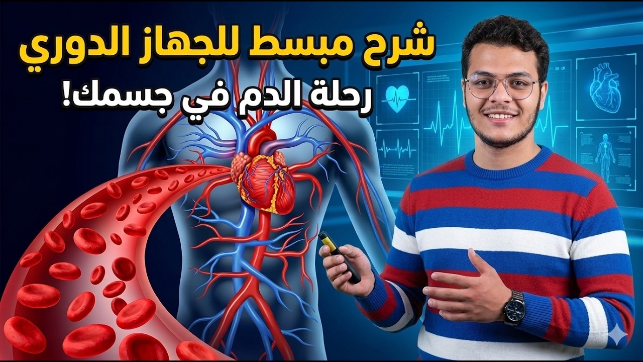 شرح الدرس التاني علوم متكامله ٢٠٢٦ جزء النقل في الانسان بطريقه اهم الأفكار 🤔❤️