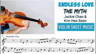 Endless Love - OST. The Myth (Jackie Chan & Kim Hee Seon) Violin Cover With Sheet Music]