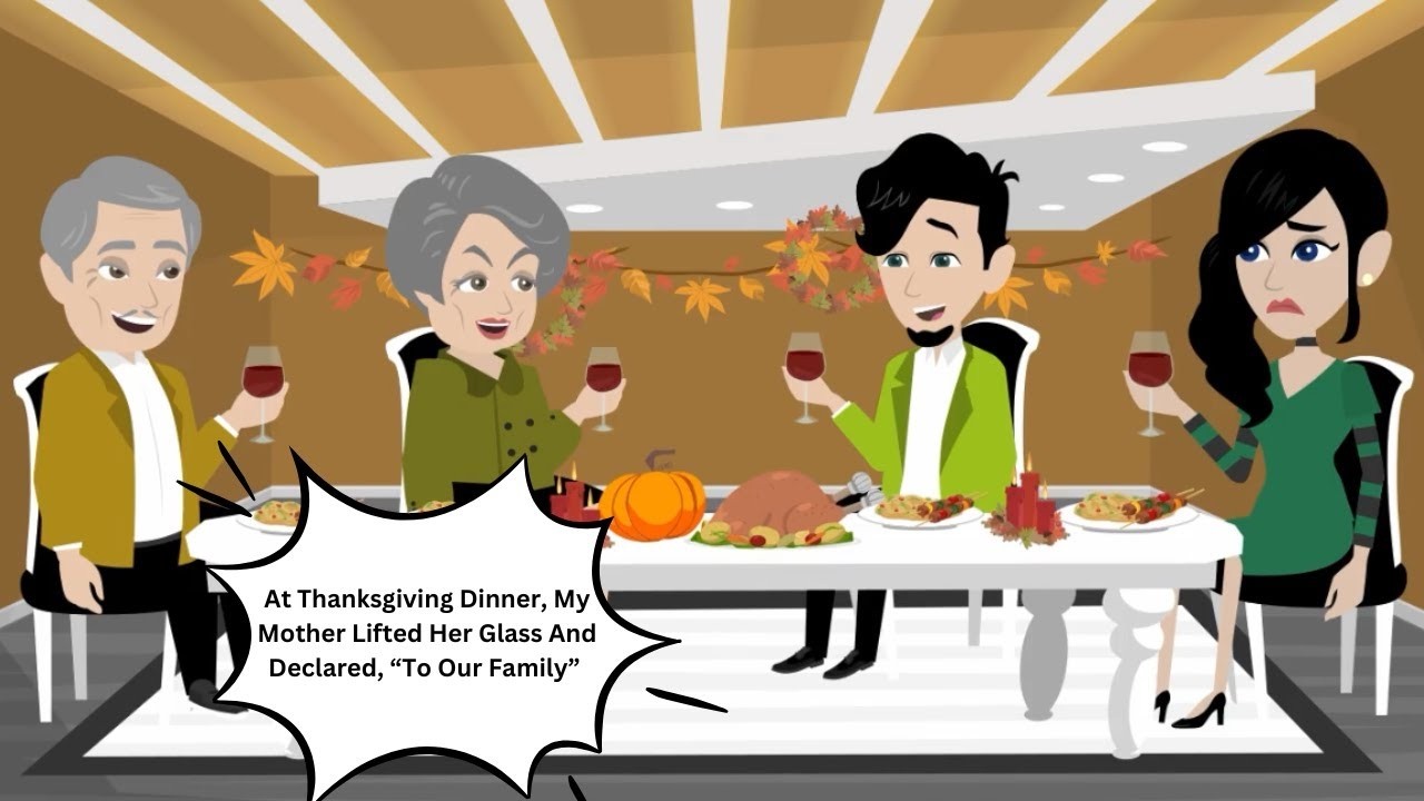 At Thanksgiving Dinner, My Mother Lifted Her Glass And Declared, “To Our Family”