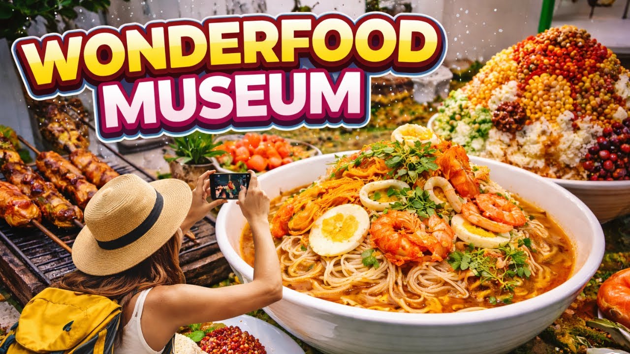 Inside Wonderfood Museum Penang 🇲🇾 | Giant Malaysian Food Experience