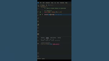 Create an array using array.of method in Javascript. #javascript #nodejs #typescript #array
