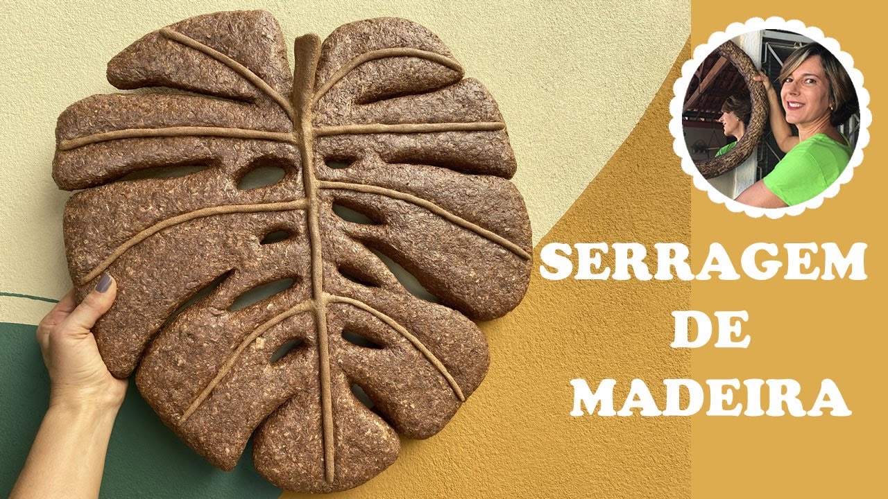 Сделай сам - Как сделать красивое декоративное панно из древесных опилок - Лист Адамова ребра