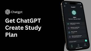 How to Get ChatGPT to Create a Study Plan for Any Subject !
