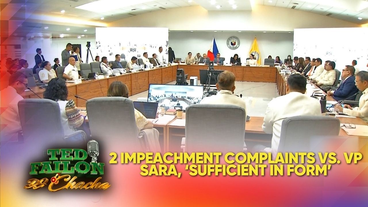 House panel, tatalakayin kung ‘sufficient in substance’ ang 2 impeachment complaints vs. VP Sara