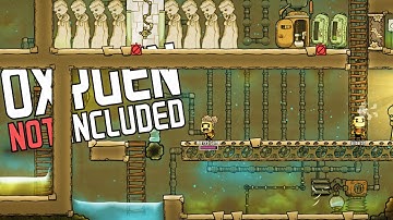 INFINITE WATER LOOP? Air Scrubber and Lavatory - Oxygen Not Included Gameplay Highlights Part 12