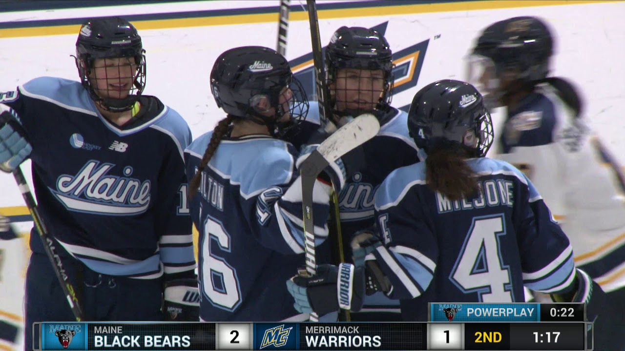 Merrimack rallies against Maine for a 4-3 overtime win!