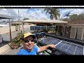 rooftop pressurised solar shower for camping