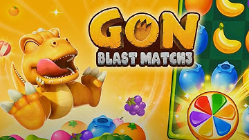 GON: Match 3 Puzzle | Dinosaur jungle adventure (Gameplay Android)