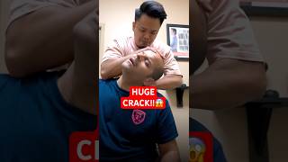 FIREFIGHTER GETS CRACKED‼️ #chiropractic #backpain #neckpain #trending