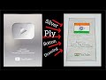 YouTube Silver Play Button Drawing with Tricolour 🇮🇳 | Easy Drawing Tutorial | Indian Flag Drawing