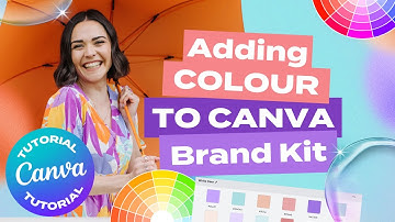 CANVA TUTORIAL: Learn how to add your business colours into your Canva brand kit using hex codes.