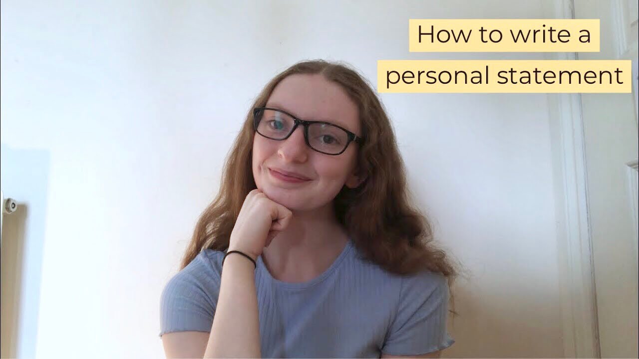 How to write a personal statement for UCAS - YouTube
