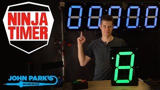 John Park's Ninja Timer: Giant Display Build @adafruit @johnedgarpark #adafruit