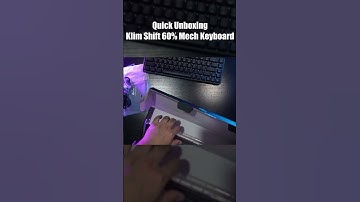 Klim shift 65% hotswap mechanical keyboard quick unboxing #shorts