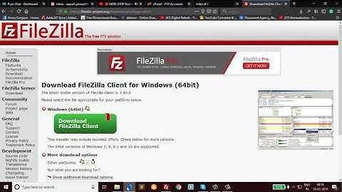 Website Uploading using FileZilla