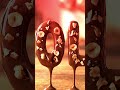 Melting Chocolate Typography 🍫 | Nutty Chocolate Letters ASMR #shorts #aivideo #aiart #aicreativity
