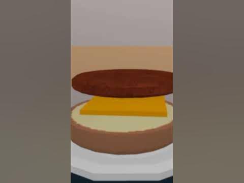 Roblox hamburger cooked - YouTube