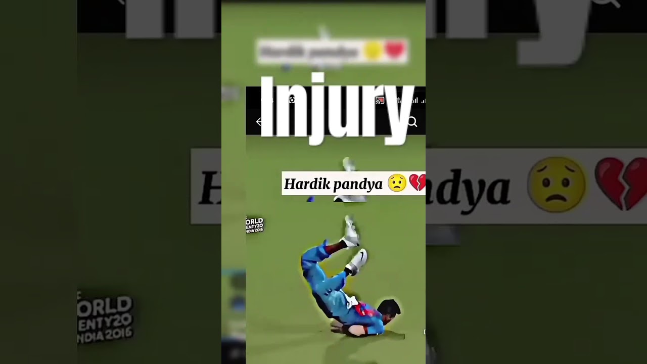 🥺🥺 Hardik Pandya Injury || Emotional Moment ||🥺🥺 