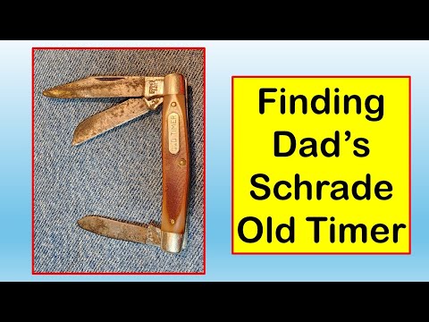 Preserving Dad's Schrade Old Timer 34OT Stockman