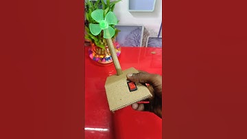 science projects mini fan  कैसे बनाएं |Cardboard at  home #science #experiment #technology