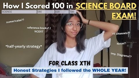 How I Scored 100/100 in SCIENCE BOARD EXAM!!?? 🤔 | My Honest Half-Yearly Strategy of Class 10th🌟