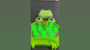 ARCADE WHACK A FROG GAME | FAST PUSH INTERACTIVE GAME  #handmovement