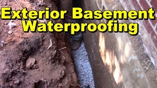 Basement Waterproofing Exterior, How to Waterproof Basement Wall