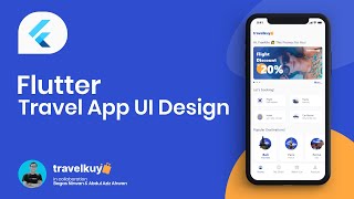 Flutter UI Tutorial - Designing Modern Travel Booking App Travelkuy UI Design with Bagas Nirwan screenshot 1