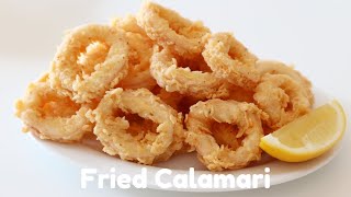 Easy Crispy Fried Calamari (Squid) Recipe