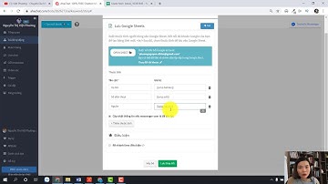 Hướng dẫn lưu thông tin từ AhaChat sang Google Sheet