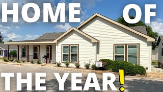 WOW, the triple wide mobile home of the YEAR! LARGE & CHARMING modular home tour!