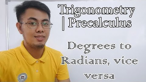 Converting Degree Measure to Radian, vice versa| Trigonometry | Pre-calculus