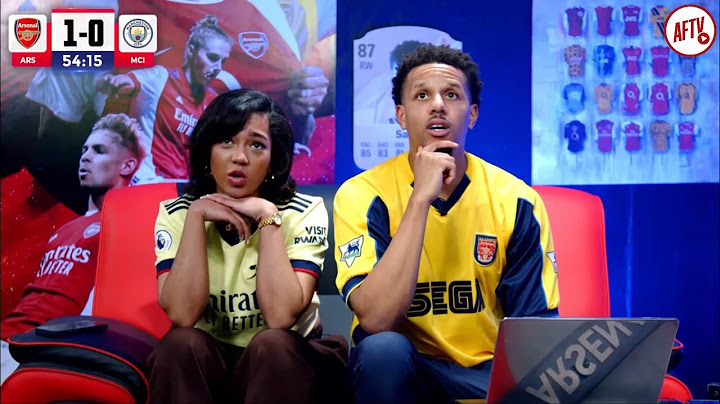 Arsenal 5-1 Man City GOAL REACTIONS