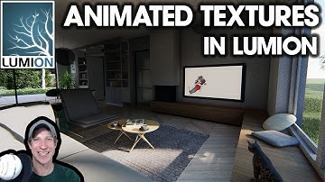 Creating an ANIMATED TV TEXTURE in Lumion