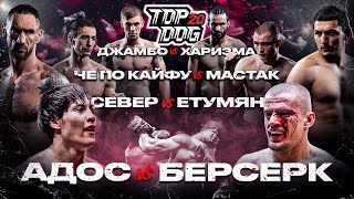 Адос - Берсерк, Север - Етумян, Че по кайфу - Мастак, Джамбо - Харизма | TOP DOG 20