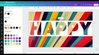 How to Create a Geometric Pattern Text Effect in Canva | Step-by-Step Tutorial