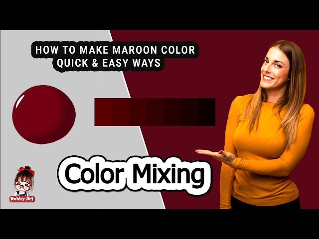 Maroon color, How To Make Maroon color