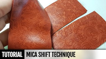 Polymer Clay Technique - Mica Shift. FREE Video Tutorial. How to make | Polymer clay tutorial