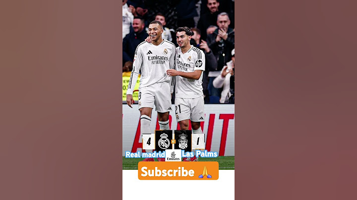 Real madrid 4:1 Las Palmas, #halamadrid back in action